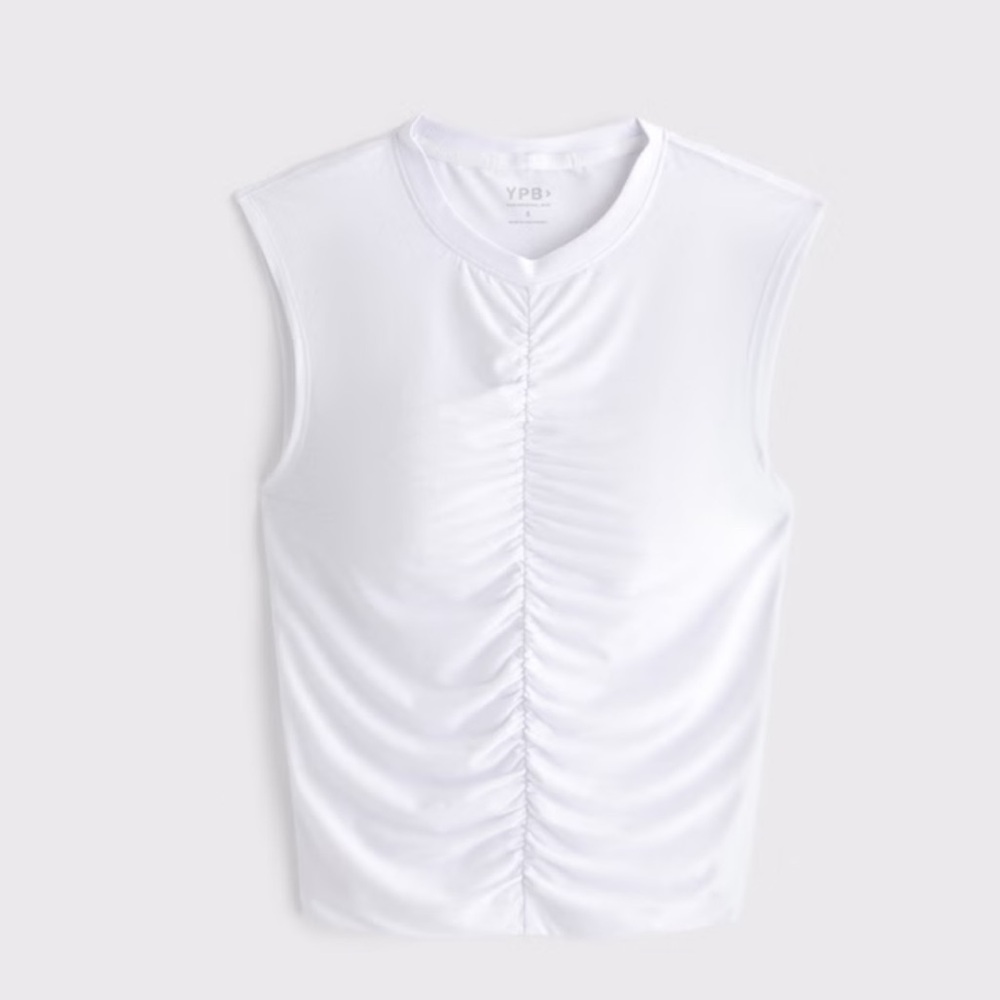 Abercrombie & Fitch YPB Featherweight Ruched Tank (NWT)